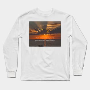 Beauty In The World Long Sleeve T-Shirt